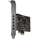 Creative Labs 70SB187000000 Sound Blaster Audigy FX PCIe v2 Sound Card - Black-The 24-bit / 192 kHz playback delivers high-fidelity audio with a 120 dB signal-to-noise ratio (SNR)