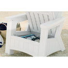 Suncast Adirondack Chair with Storage - Ice Cube-UV Resistant.