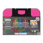 Crayola Sketch & Colour Art Kit - Pink-Safe and nontoxic