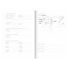 Mead Moments Feed & Sleep Journal - 3-1/2" X 5-1/12" - 48 Pages-Perfectly portable. Compact size measures 3 1/2" x 5 1/2", ideal for home use or on the go tracking.
