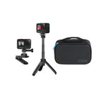 GoPro Travel Kit-With Magnetic Swivel Clip, you can clip your GoPro to your backpack strap or gear, or use the magnet and stick it to metal surfaces