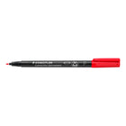 Staedtler Lumocolor Permanent Markers - Fine Tip - 8 Pack-Write on overhead transparency film or such glossy surfaces as CDs/DVDs, photos, transparency sleeves, slide frames, cromalins, glass, acrylic and vinyl