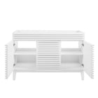 Modway Render 48" Double Sink Compatible Bathroom Vanity Cabinet - White-9