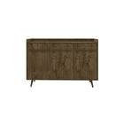 Manhattan Comfort Bradley 53.54" Mid-Century Modern Buffet Stand - Rustic Brown-Mid-Century Modern Buffet Stand for Dining and Living Room Use