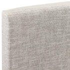 Modway Taylor Upholstered Linen Fabric Full/Queen Headboard - Beige-Three Mounting Position Heights