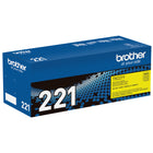 Brother TN221Y Yellow Toner Cartridge-Compatible with Brother Printers: HL-3140CW, HL-3170CDW, MFC-9130CW, MFC-9330CDW, MFC-9340CDW