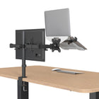 ShoppingAll VESA Laptop Mount Tray for Monitor Arms and Stands - White-[VENTILATION DESIGN] The ventilation holes on the tray are designed to keep your laptop cool and prevent it from overheating for long hours use.