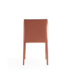 Manhattan Comfort Paris Modern Leatherette Upholstered Dining Chairs - Clay - Set of 6-10