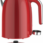 Salton NuRetro Digital 1.7 L Kettle - Space Cherry- 360° swivel base and cordless design allow for easy placement.