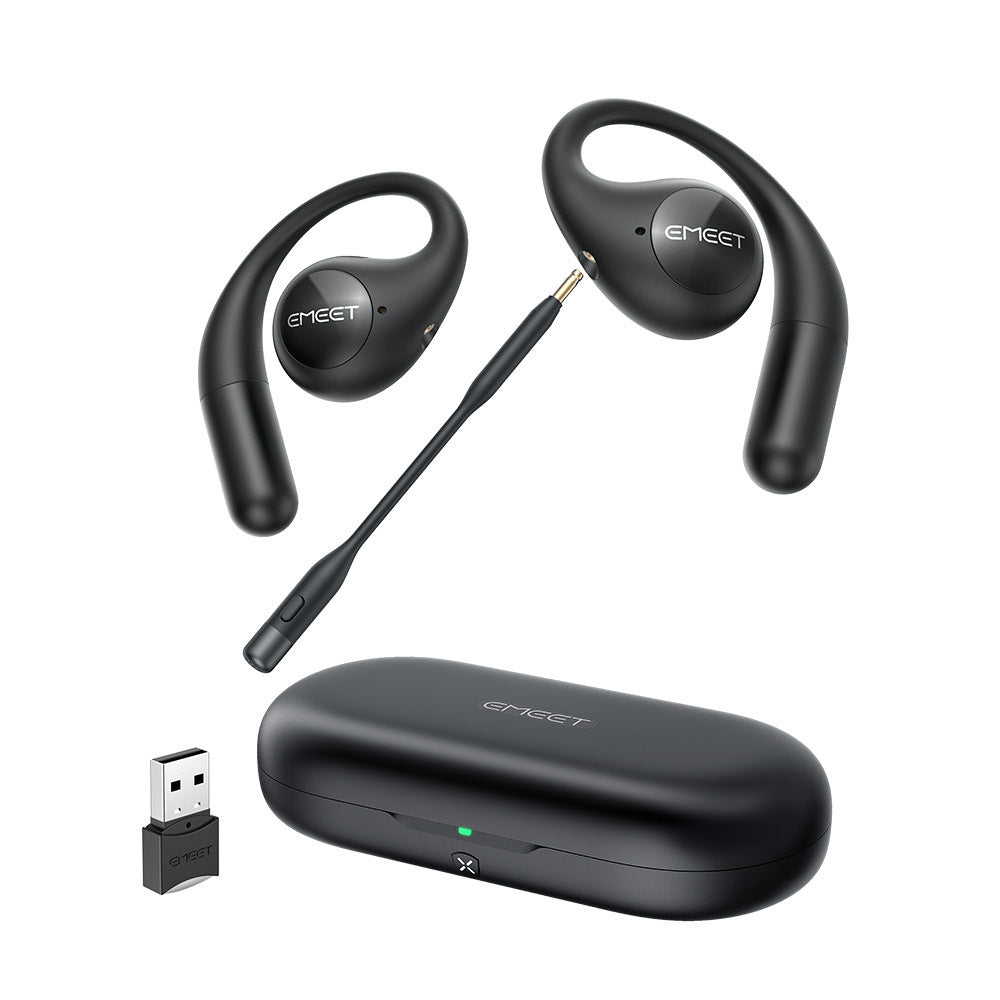 EMEET AirFlow Wireless Bluetooth Open-Ear Headphones with Noise