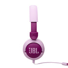 JBL Junior 320 Wired On-Ear Kids Headphones - Purple-Round earcup design offers improved grip and less. sound leakage so kids don’t need to turn them up louder to compete. with outside noise