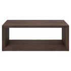 Hudson&Canal Osmond 48"W Rectangular Coffee Table - Alder Brown-Table is made of high-quality and durable MDF materials