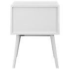 Modway Dispatch Nightstand - White-Splayed Dowel Legs