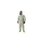Dupont Personal Protection Coverall Tychem F Resp Hood Fit Elast Wrist Sm (TF169T-S)-Colour: Grey/Grey