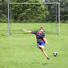 Soozier Soccer Goal - 10' x 6.5' -High-stability metal frame with a powder-coated is water safe and tough for hard play
