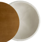 Modway Tridome Round Boucle Upholstered Storage Coffee Table - Natural Ivory-10