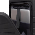 Bugatti Munich Pro 21.5" Carry-On luggage - Spinner - Front Pocket - Black-Integrated AirTag holder for luggage tracking (AirTag not included)