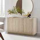 Modway Hollis 59" Travertine Sideboard - Travertine-3 Doors