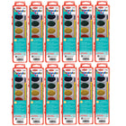 Charles Leonard Semi-Moist Watercolor Paint Set - Oval Pan with Brush - 8 Assorted Colors - 12 Sets-Create amazing works of art with this semi-moist watercolor set