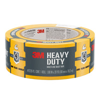 3M  2120-YL Heavy Duty Duct Tape - 1.88" W x 20 yd L - Yellow-Multi-surface: Multipurpose tape with improved, industrial strength adhesive that securely bonds to metal, glass, plastic, cardboard/corrugate, and laminate
