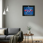 Toronto Blue Jays with Pin 2025 American League Champions Collage - Framed Print - 28" x 24"-Ready to hang - arrives fully assembled