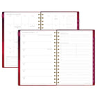 Mead 2027 West Village 12 Month Small Weekly/Monthly Planner - 8" H x 6 1/2" W - Bilingual-Bilingual