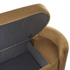 Modway Nebula Upholstered Performance Velvet Bench - Cognac-7