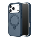 AXS PROShield Stand MagSafe Compatible Phone Case for Apple iPhone 17 Pro - Blue-Raised bezels protect screen and camera from impacts 