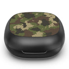 MyBat Design Lab Open Ear Bluetooth Earbuds - Black And Camouflage Print-Sweat and water resistant. Perfect for workouts and outdoor use