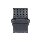 Tillson Brands Large Salt Bin, Grey, 200 kg, 23" L x 32" W x 30"H-Outside dimmensions 23" L x 32" W x 30"H