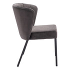 Zuo Aimee Dining Chair - Grey - Set of 2-3 year limited warranty