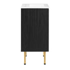 Modway Chaucer 18" Bathroom Vanity - Black/White-9