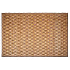 Truu Design Natural and Authentic Checkered Bamboo Floor Mat - 48 x 72 inches - Beige-Measurement: 72"L x 48"H in dimensions