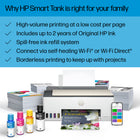 HP Smart Tank 5000 All-in-One Printer-Print up to 10 pages per minute black and 5 pages per minute colour