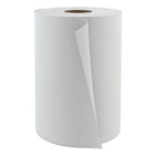 Globe Commercial RT800WHT Roll Towels - White - 800'/Pack - 6 Pack-100% Recycled Fiber