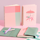 Studio Oh! Medium Spiral Notebook - 5-3/4" x 8-3/4" - Lined - 80 Sheets - Leopard on Parade-6