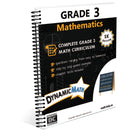 Dynamic Math Workbook - Saskatchewan - Grade 3-Math book contains clear and concise instructions, straightforward examples, and practice questions with answer key