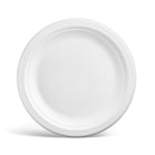 Perk Compostable Paper Plates - 6" - White - 250 Pack-This product is designed to be composted in a large, commercial facility. These do not exist in all communities. Check with your local officials. Package is not compostable.