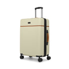 Bugatti Cannes 23.50" Hardside Spinner Check-in Luggage - Putty-Made of lightweight and resistant ABS/PC with Pu trims