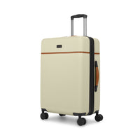 Bugatti Cannes 23.50" Hardside Spinner Check-in Luggage - Putty-Made of lightweight and resistant ABS/PC with Pu trims