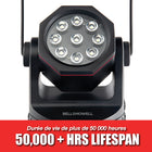 Bell + Howell Bionic Work Light 360 Pro Multidirectional - 1000 Lumens-50,000 Hr. lifespan: The Bionic Work Light has up to a 50,000+ Hr. lifespan so that you don’t need to worry about buying or replacing the lights for a while