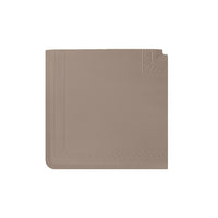 WeatherTech ComfortMat Connect Modular Anti-fatigue Corner Mat - Bordered - Tan-Each Corner Piece is 25 inches (63.5 cm) square. Snap an End Piece or a Middle Piece to each side and your ComfortMat Connect now has a 90 degree corner.
