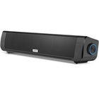 Delton SB200 20-Watt Wired/Wireless Soundbar Computer Speaker - Black-Features high-fidelity sound that reproduces audio with exceptional clarity and depth.