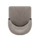 Manhattan Comfort Ola 21.46" Modern Chenille Upholstered Dining Chair - Stone-27.36" L x 19" W x 31.5" H