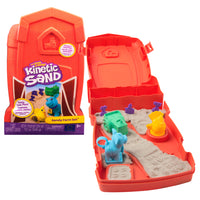Kinetic Sand Sandy Farm Play Set-Educational farm play: Kids can explore their imagination & develop fine motor skills as they stamp chicken & cow footprints, plant & pick veggies, use the tractor to stamp numbers & practice counting.