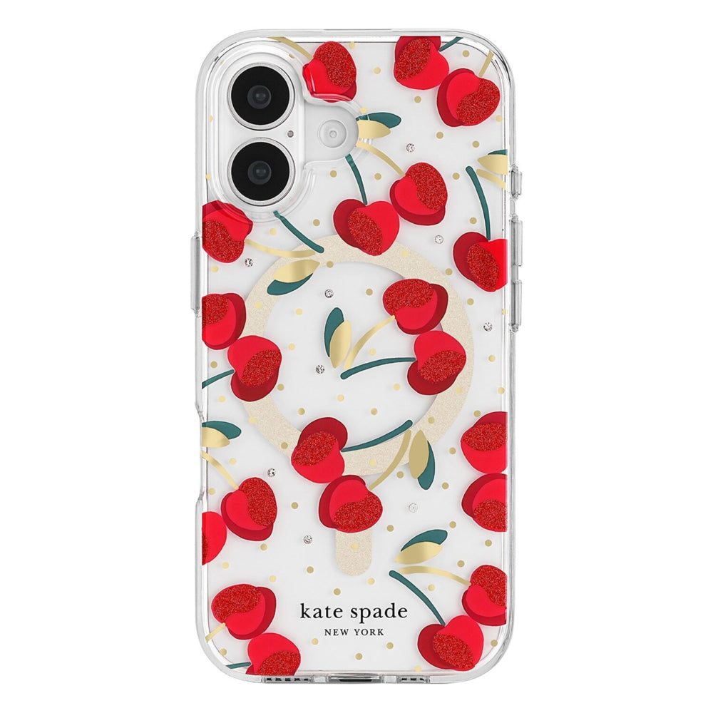 Kate Spade Protective Compatible with MagSafe Case for iPhone 17