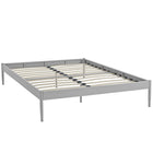 Modway Elsie Queen Bed Frame - Grey-Modern Platform Bed Frame