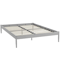 Modway Elsie Queen Bed Frame - Grey-Modern Platform Bed Frame
