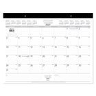 Staples 2027 Monthly Desk Pad Calendar - 17" H x 21-3/4" W - Bilingual-Page size: 17" H x 21-3/4" W