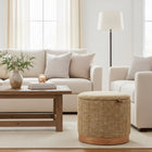 Zuo Fije Storage Ottoman - Oat Yellow-Furniture Colour: Yellow